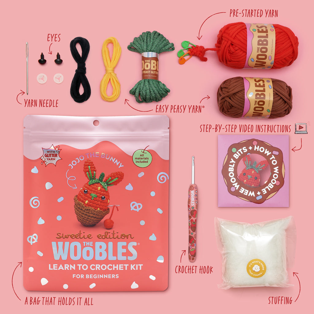 Jojo The Bunny: Sweetie Edition Crochet Kit