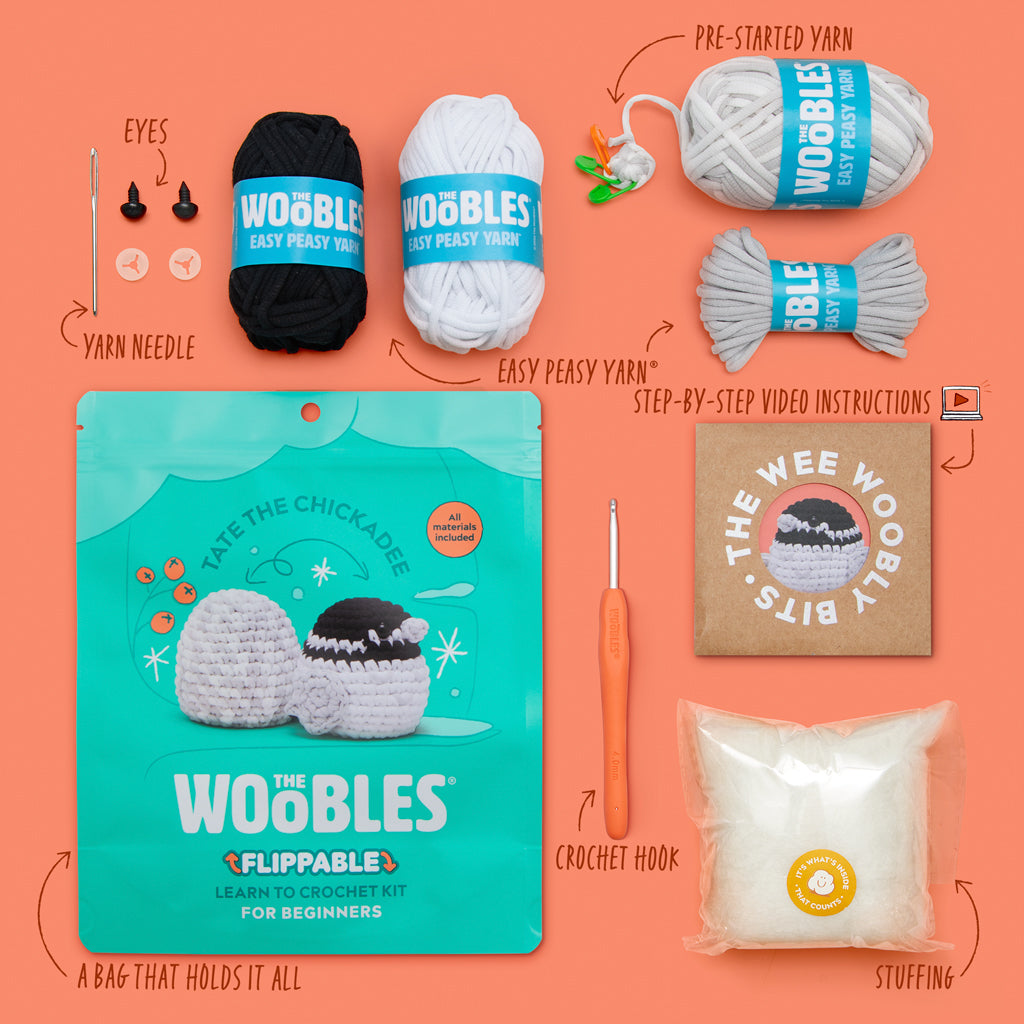 Tate the Chickadee Crochet Kit