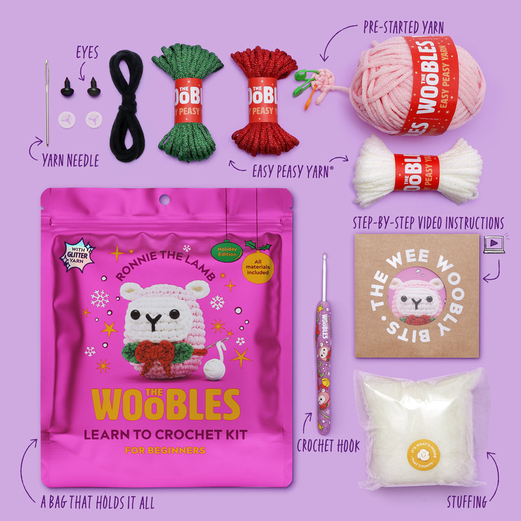 Ronnie the Lamb Crochet Kit